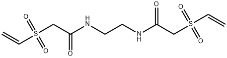 N,N'-BIS(VINYLSULFONYLACETYL)ETHYLENEDIAMINE 구조식 이미지