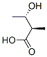(2R,3S)-3-hydroxy-2-methyl-butanoic acid 구조식 이미지