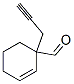 2-Cyclohexene-1-carboxaldehyde, 1-(2-propynyl)- (9CI) 구조식 이미지