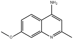 4-아미노-7-메톡시-2-메틸퀴놀린 구조식 이미지