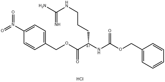 N-ALPHA-Z-L-ARGININE 4-NITROBENZYL ESTER HYDROCHLORIDE Structure