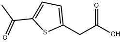 5-Acetyl-2-thiopheneacetic acid 구조식 이미지