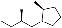Pyrrolidine, 2-methyl-1-[(2R)-2-methylbutyl]-, (2S)- (9CI) 구조식 이미지