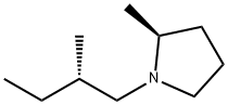 Pyrrolidine, 2-methyl-1-[(2S)-2-methylbutyl]-, (2S)- (9CI) 구조식 이미지