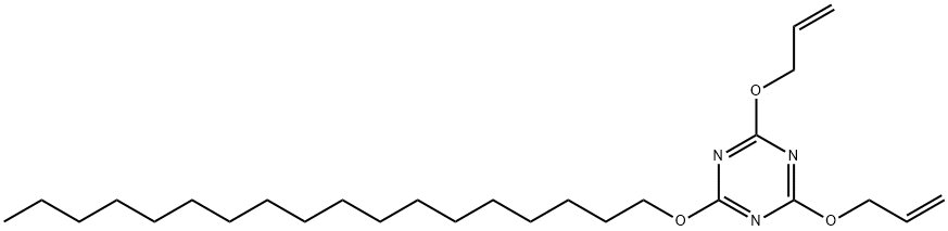 4,6-di(allyloxy)-2-(octadecyloxy)-1,3,5-triazine 구조식 이미지