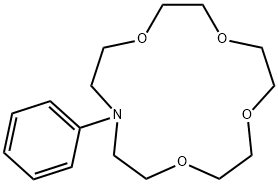 N-PHENYLAZA-15-CROWN 5-ETHER 구조식 이미지