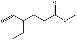 4-FORMYL-HEXANOIC ACID METHYL ESTER Structure