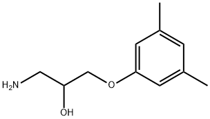 2-Propanol, 1-aMino-3-(3,5-diMethylphenoxy)- Structure