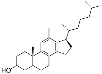 12-methyl-18-norcholesta-8,11,13-trien-3-ol Structure