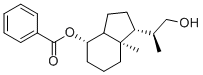 Benzoic acid 1-(2-hydroxy-1-methyl-ethyl)-7a-methyl-octahydro-inden-4-yl ester 구조식 이미지