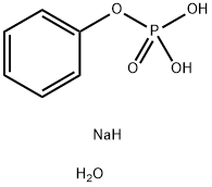Disodium phenyl phosphate dihydrate 구조식 이미지