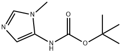 tert-butyl 1-Methyl-1H-iMidazol-5-ylcarbaMate 구조식 이미지