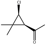 Ethanone, 1-(3-chloro-2,2-dimethylcyclopropyl)-, cis- (9CI) 구조식 이미지