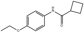 Cyclobutanecarboxamide, N-(4-ethoxyphenyl)- (9CI) Structure