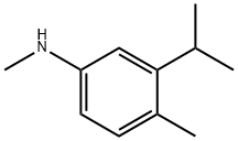 Benzenamine, N,4-dimethyl-3-(1-methylethyl)- (9CI) 구조식 이미지