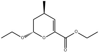 2H-Pyran-6-carboxylicacid,2-ethoxy-3,4-dihydro-4-methyl-,ethylester,(2S,4R)-(9CI) 구조식 이미지