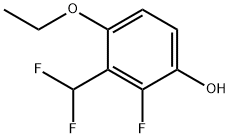 Phenol, 3-(difluoromethyl)-4-ethoxy-2-fluoro- (9CI) Structure