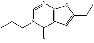 Thieno[2,3-d]pyrimidin-4(3H)-one, 6-ethyl-3-propyl- (9CI) 구조식 이미지