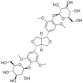 Syringaresinol-di-O-glucoside 구조식 이미지