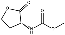 Carbamic acid, [(3R)-tetrahydro-2-oxo-3-furanyl]-, methyl ester (9CI) 구조식 이미지