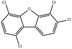 1,4,6,7-TETRACHLORODIBENZOFURAN Structure