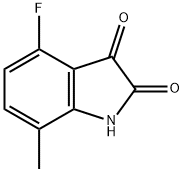 4-Fluoro-7-Methyl Isatin 구조식 이미지