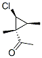 Ethanone, 1-(2-chloro-1,3-dimethylcyclopropyl)-, (1alpha,2beta,3beta)- (9CI) Structure