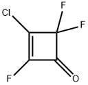 2-Cyclobuten-1-one,  3-chloro-2,4,4-trifluoro- 구조식 이미지