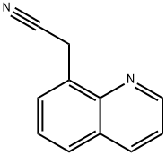 QUINOLIN-8-YLACETONITRILE 구조식 이미지