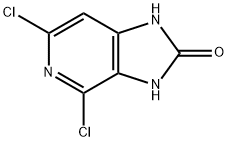 4,6-dichloro-1H-iMidazo[4,5-c]pyridin-2(3H)-one 구조식 이미지