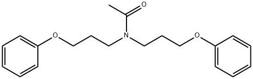N,N-Bis(3-phenoxypropyl)acetamide 구조식 이미지