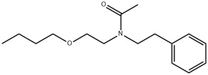 N-(2-Butoxyethyl)-N-phenethylacetamide 구조식 이미지