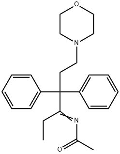 N-(4,4-Diphenyl-6-morpholinohexan-3-ylidene)acetamide Structure