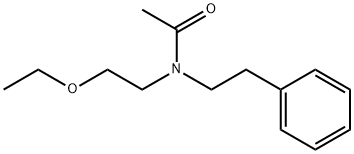 N-(2-Ethoxyethyl)-N-phenethylacetamide 구조식 이미지