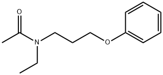 N-Ethyl-N-[3-(phenyloxy)propyl]acetamide 구조식 이미지
