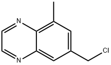 Quinoxaline, 7-(chloromethyl)-5-methyl- (9CI) Structure