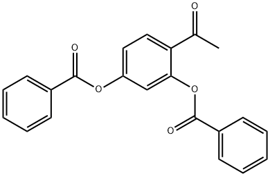 1-(2,4-Bis(benzoyloxy)phenyl)ethanone Structure