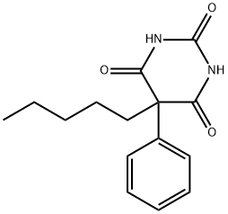 5-Pentyl-5-phenyl-2,4,6(1H,3H,5H)-pyrimidinetrione 구조식 이미지