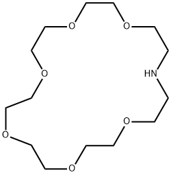 1,4,7,10,13,16-hexaoxa-19-azacyclohenicosane 구조식 이미지