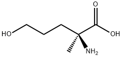 2-AMINO-2-METHYL-5-HYDROXY-PENTANOIC ACID 구조식 이미지