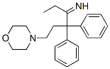 2,2-Diphenyl-1-ethyl-4-morpholino-1-butanimine 구조식 이미지