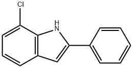 7-CHLORO-2-PHENYL-1H-INDOLE Structure
