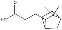 exo-3,3-dimethylbicyclo[2.2.1]heptane-2-propionic acid 구조식 이미지