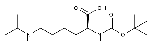 N-α-Boc-N-ε-isopropyl-L-lysine 구조식 이미지