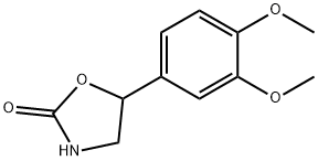 5-(3,4-Dimethoxyphenyl)oxazolidin-2-one 구조식 이미지