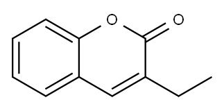3-ethylchromen-2-one 구조식 이미지