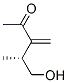 2-Pentanone, 5-hydroxy-4-methyl-3-methylene-, (4R)- (9CI) Structure