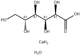 альций моногидрата D-глюкона структурированное изображение