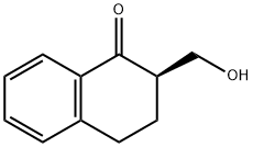 1(2H)-Naphthalenone,3,4-dihydro-2-(hydroxymethyl)-,(2R)-(9CI) 구조식 이미지