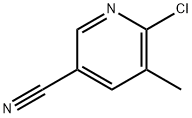 2-Chloro-5-cyano-3-methylpyridine Structure